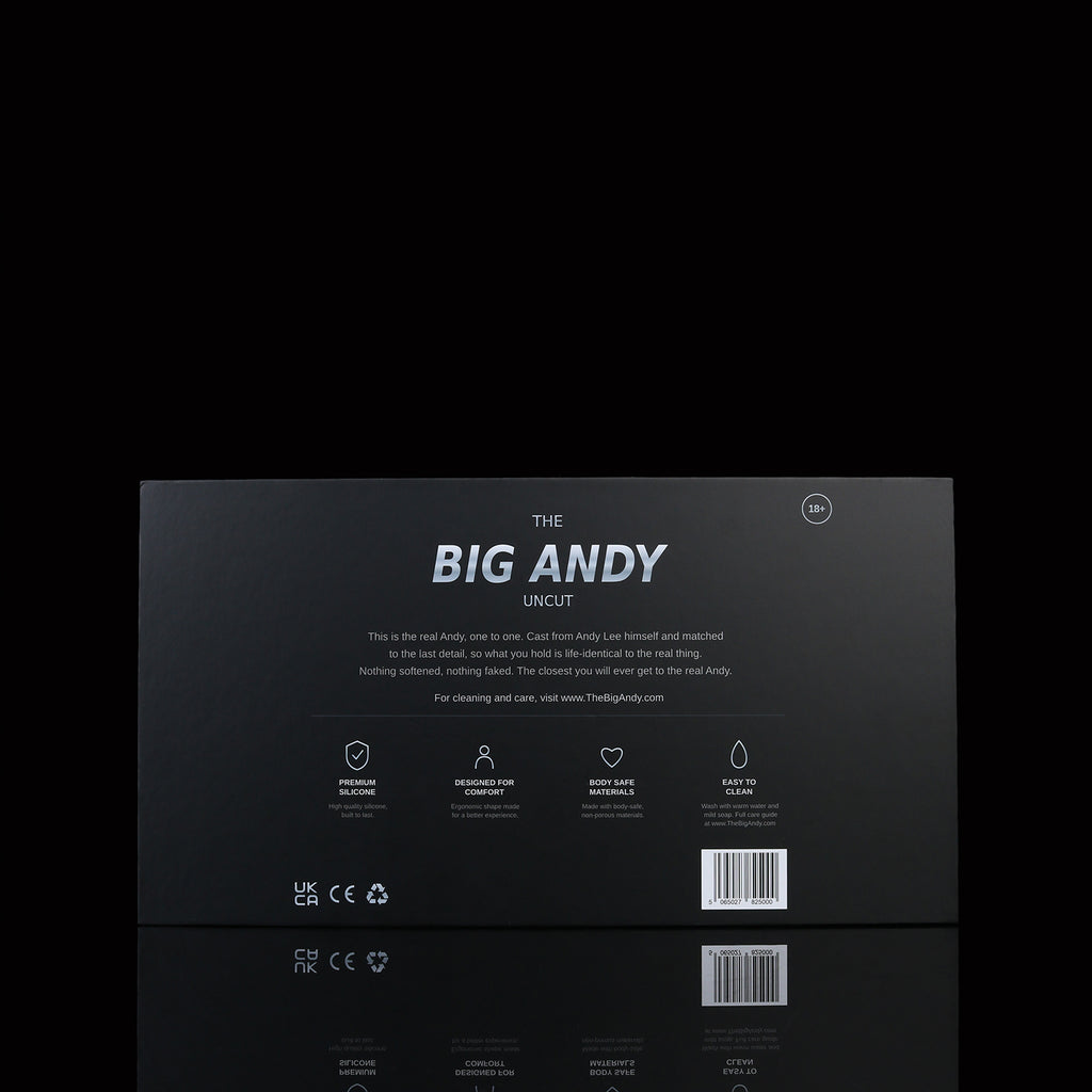 The back of the box, with the body-safe marks